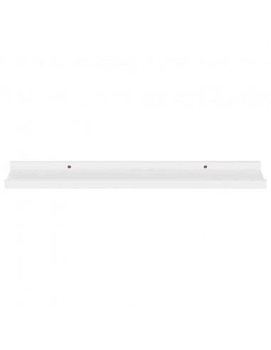 Mensole da Parete 4 pz Bianche 60x9x3 cm