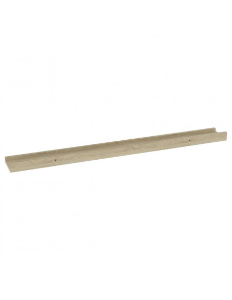 Mensole da Parete 4 pz Rovere Sonoma 80x9x3 cm