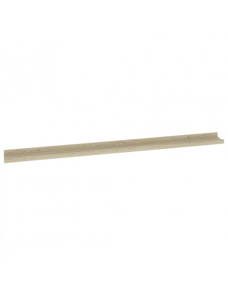 Mensole da Parete 2 pz Rovere Sonoma 115x9x3 cm