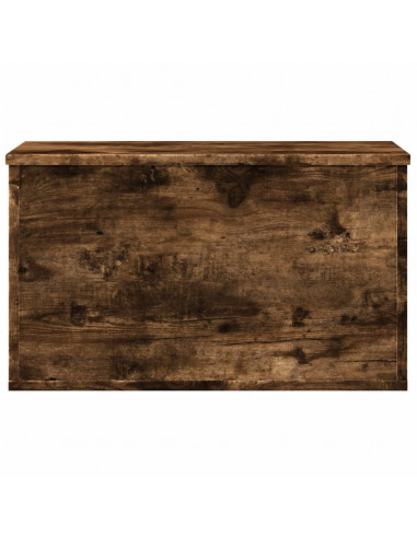 Contenitore Portaoggetti Rovere Fumo 60x35x35 cm in Truciolato