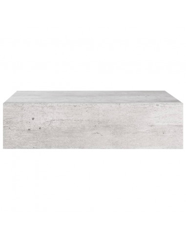 Scaffali con Cassetti 2 pz Grigio Cemento 40x23,5x10 cm in MDF