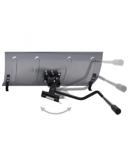 Spazzaneve per Tosaerba con Adattatore 100 cm