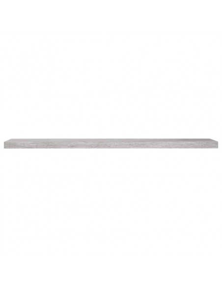 Scaffali a Parete 4 pz Grigio Cemento 120x23,5x3,8 cm in MDF