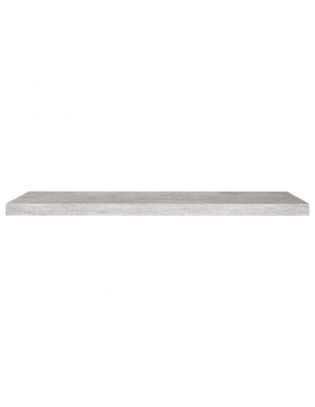 Scaffale a Parete Grigio Cemento 90x23,5x3,8 cm in MDF