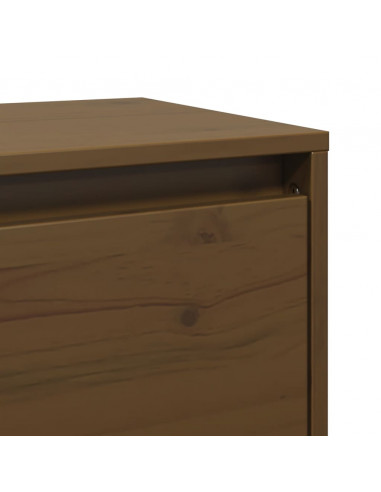 Pensili Miele 2 pz 45x30x35 cm in Legno Massello di Pino