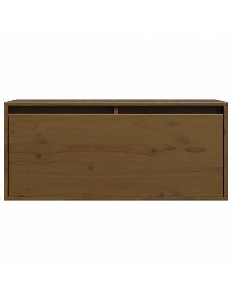 Pensile Marrone Miele 80x30x35 cm in Legno Massello di Pino