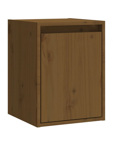 Pensile Marrone Miele 30x30x40 cm in Legno Massello di Pino