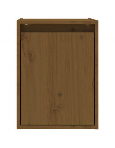 Pensile Marrone Miele 30x30x40 cm in Legno Massello di Pino