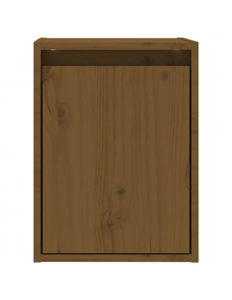 Pensile Marrone Miele 30x30x40 cm in Legno Massello di Pino
