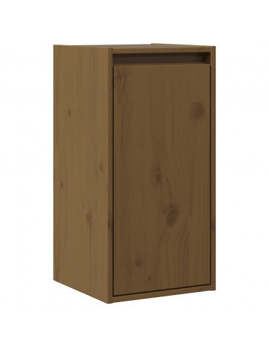 Pensile Marrone Miele 30x30x60 cm in Legno Massello di Pino