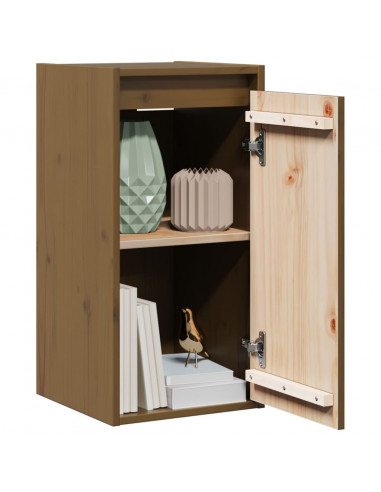 Pensile Marrone Miele 30x30x60 cm in Legno Massello di Pino