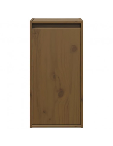 Pensile Marrone Miele 30x30x60 cm in Legno Massello di Pino