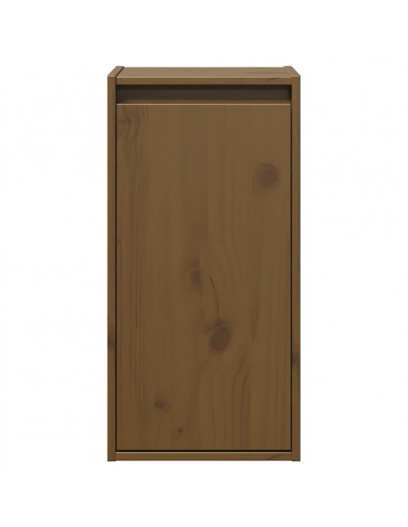 Pensile Marrone Miele 30x30x60 cm in Legno Massello di Pino