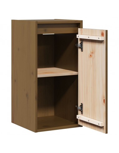 Pensile Marrone Miele 30x30x60 cm in Legno Massello di Pino