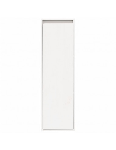 Pensili Bianchi 2 pz 30x30x100 cm in Legno Massello di Pino