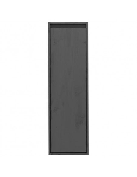 Pensili Grigi 2 pz 30x30x100 cm in Legno Massello di Pino