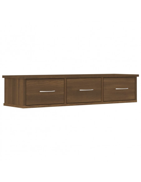 Armadietto Parete Rovere Marrone 88x26x18,5cm Legno Multistrato