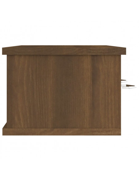 Armadietto Parete Rovere Marrone 88x26x18,5cm Legno Multistrato