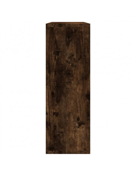 Mensola a Muro Rovere Fumo 104x20x58,5 cm Legno Multistrato