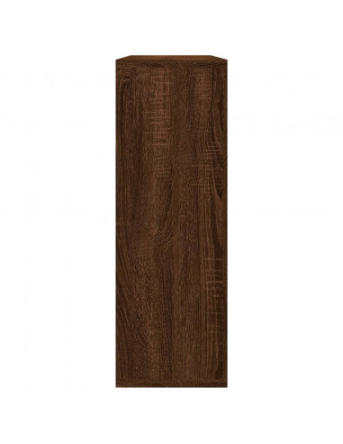 Mensola a Muro Rovere Marrone 104x20x58,5 cm Legno Multistrato