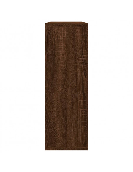 Mensola a Muro Rovere Marrone 104x20x58,5 cm Legno Multistrato