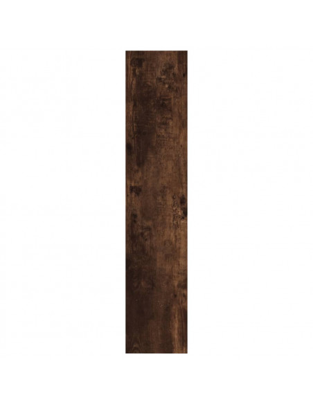 Mensola a Muro Rovere Fumo 90x16x78 cm in Legno Multistrato