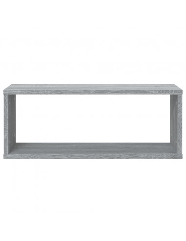 Mensole Cubo Muro 6 pz Grigio Sonoma 60x15x23 cm in Multistrato