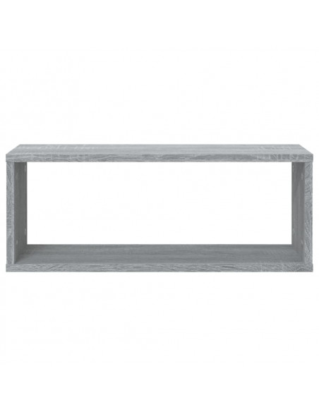 Mensole Cubo Muro 6 pz Grigio Sonoma 60x15x23 cm in Multistrato