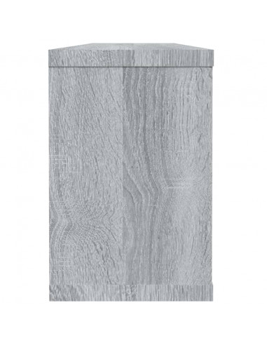Mensole Cubo Muro 6 pz Grigio Sonoma 60x15x23 cm in Multistrato