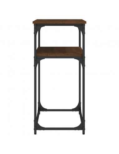 Tavolo Consolle Rovere Marrone 100x35,5x75 cm Legno Multistrato