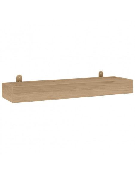 Mensole da Parete 2 pz 60x15x6 cm in Legno Massello di Teak