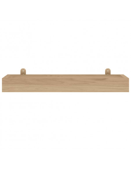 Mensole da Parete 2 pz 60x15x6 cm in Legno Massello di Teak
