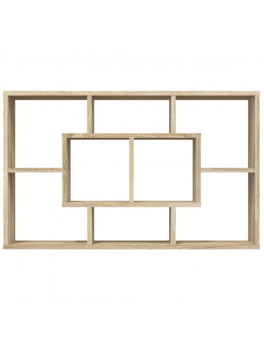 Mensola a Muro Rovere Sonoma 85x16x52,5 cm in Legno Multistrato