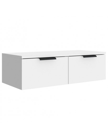 Mobile a Parete Bianco 68x30x20 cm in Legno Multistrato