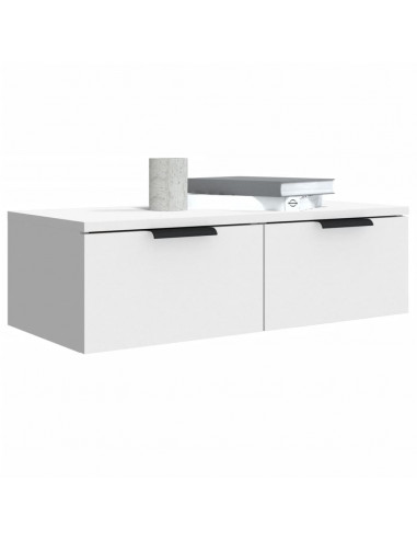 Mobile a Parete Bianco 68x30x20 cm in Legno Multistrato