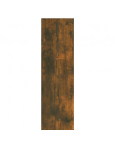 Mensola a Muro Rovere Fumo 75x16x55 cm in Legno Multistrato