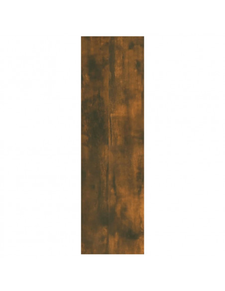 Mensola a Muro Rovere Fumo 75x16x55 cm in Legno Multistrato