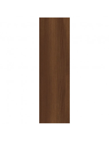 Mensola a Muro Rovere Marrone 75x16x55 cm in Legno Multistrato