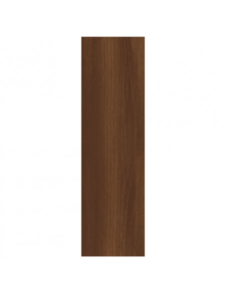 Mensola a Muro Rovere Marrone 75x16x55 cm in Legno Multistrato