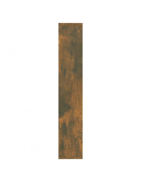Mensola a Muro Rovere Fumo 36x16x90 cm in Legno Multistrato
