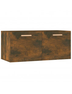 Mobile Parete Rovere Fumo 80x35x36,5 cm in Legno Multistrato 2