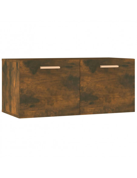 Mobile Parete Rovere Fumo 80x35x36,5 cm in Legno Multistrato