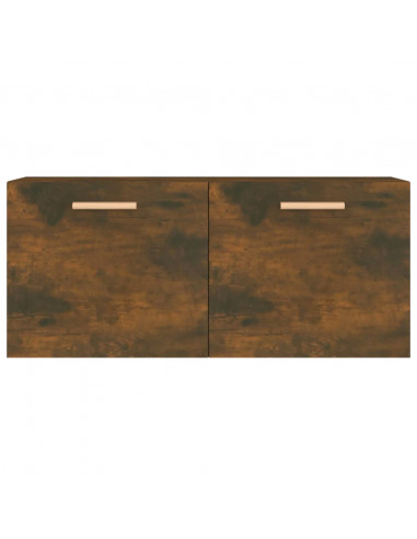 Mobile Parete Rovere Fumo 80x35x36,5 cm in Legno Multistrato