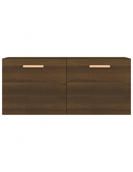 Mobile Parete Rovere Marrone 80x35x36,5cm Legno Multistrato