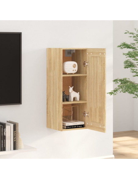 Armadietto a Muro Rovere Sonoma 35x34x90cm in Legno Multistrato