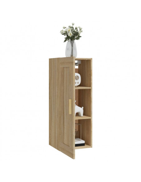 Armadietto a Muro Rovere Sonoma 35x34x90cm in Legno Multistrato