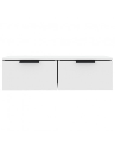 Mobili Pensili 2 pz Bianchi 68x30x20 cm Legno Multistrato