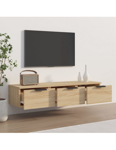 Armadietto a Muro Rovere Sonoma 102x30x20 in Legno Multistrato