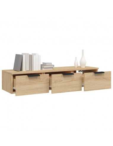 Armadietto a Muro Rovere Sonoma 102x30x20 in Legno Multistrato