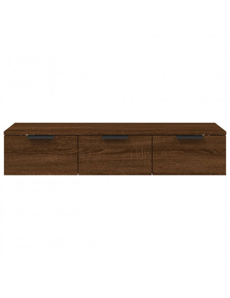Armadietto a Muro Rovere Marrone 102x30x20 in Legno Multistrato